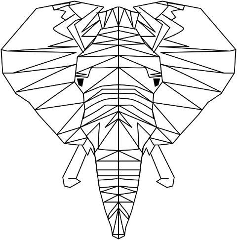 elephant-pachyderm-animal-line-art-7366865