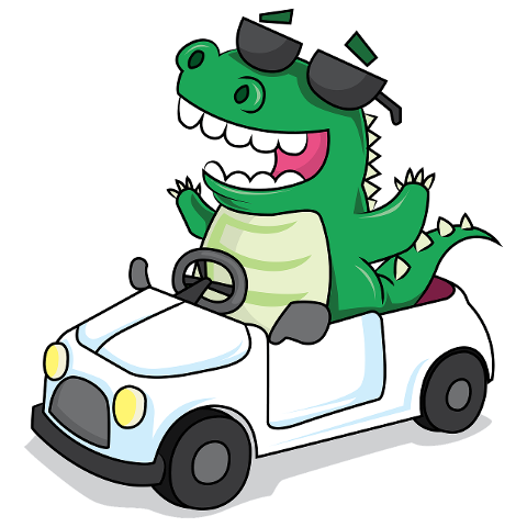 dino-car-cartoon-cute-funny-4575130