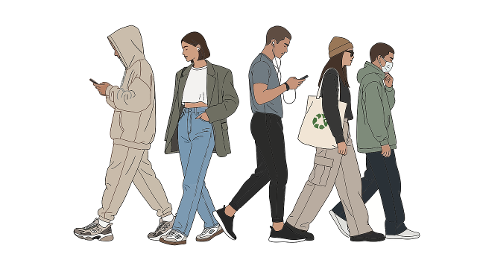 ai-generated-people-walking-phone-9705687