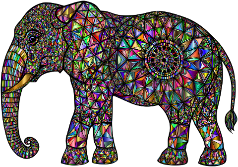 elephant-animal-geometric-pachyderm-9637848