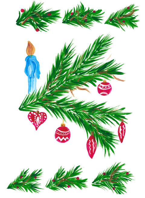 christmas-ornament-candle-mistletoe-7682587