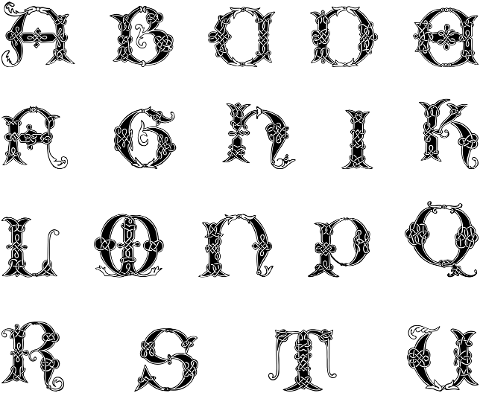 alphabet-font-line-art-english-6000388