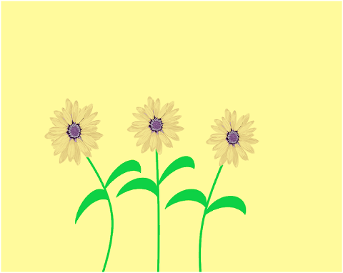 daisy-flowers-plants-drawing-art-7473468