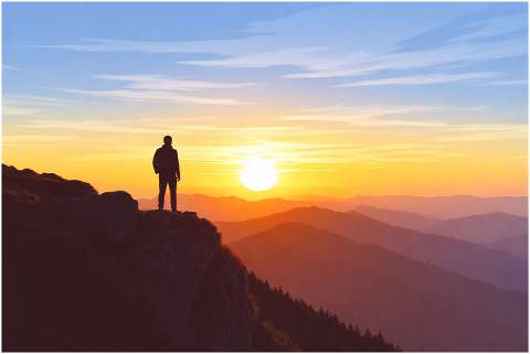 sunset-mountain-view-silhouette-10158980