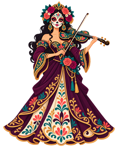 day-of-the-dead-catrina-violinist-10487256