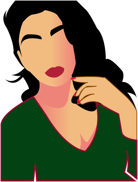 woman-cartoon-silhouette-saree-7252705