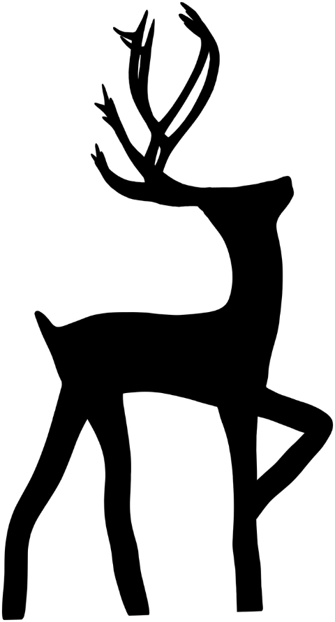 deer-animal-silhouette-antlers-7656827