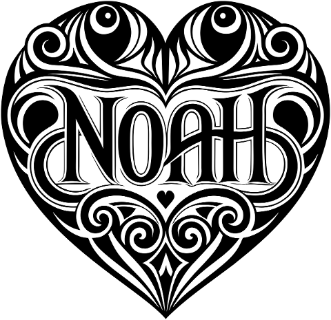 noah-heart-love-typography-8830864