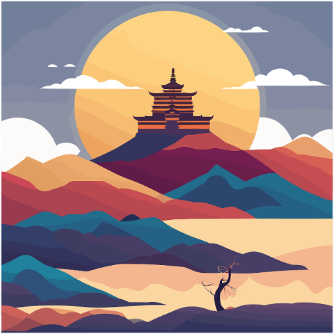 dawn-tibet-temple-meditation-8100205