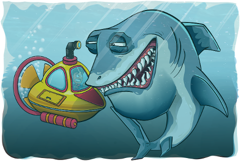 shark-diver-periscope-submarine-6942486