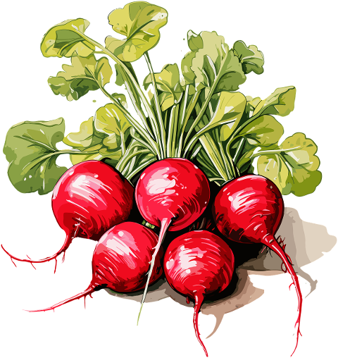 ai-generated-radish-vegetables-8184581