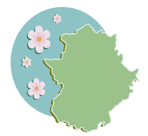 extremadura-map-flower-nature-10336802