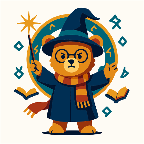 bear-wizard-magic-wand-spell-book-10172285