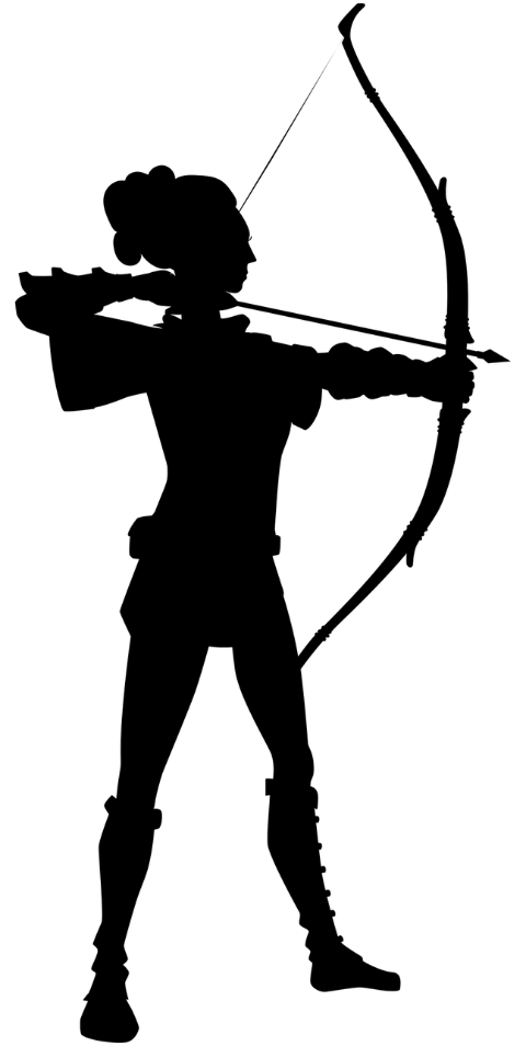 archery-skill-cutout-silhouette-7142349