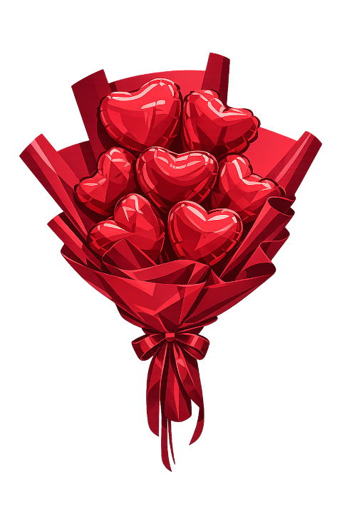 heart-bouquet-red-hearts-10074810