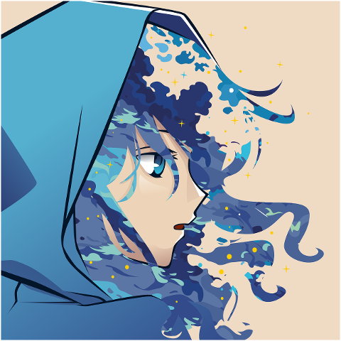 girl-anime-manga-cloud-blue-star-10137698