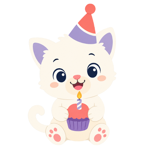 kitten-party-hat-birthday-cupcake-10320203