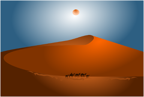 desert-camel-sand-sun-heat-nature-6977816