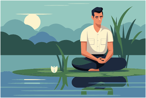 meditation-zen-nature-lotus-lake-8314420