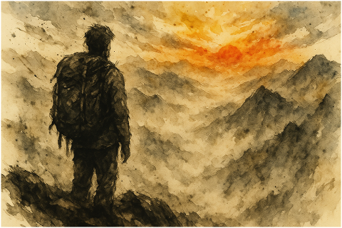 mountain-sunset-traveler-solitude-9935196