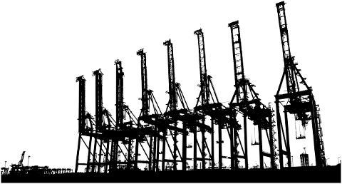 port-cranes-silhouette-harbor-6349610