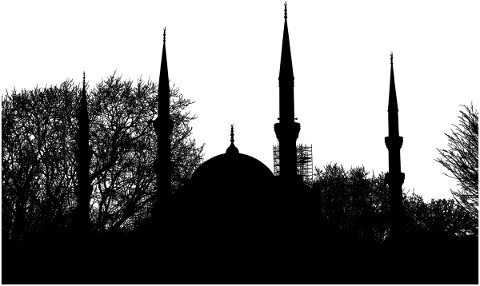 mosque-landscape-silhouette-5130354