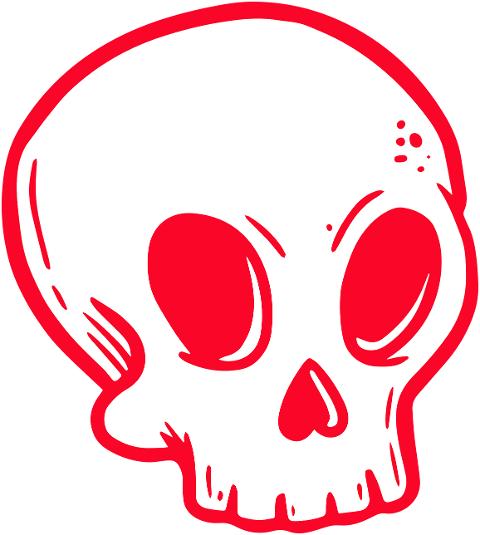 skeleton-skull-smoking-line-art-7434207