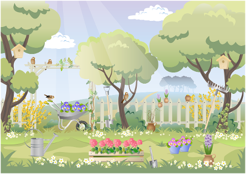 garden-flowers-landscape-fence-6159956