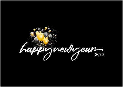 happy-new-year-2020-lettering-black-4713485