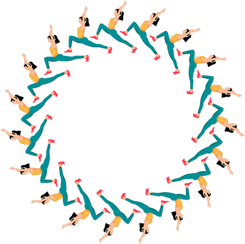 yoga-woman-frame-border-exercise-5081210