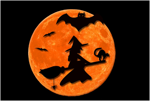 halloween-moon-the-witch-silhouette-4587527