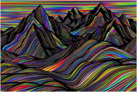 mountains-landscape-line-art-nature-8700712