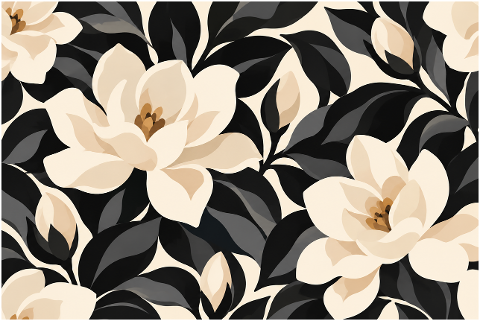 magnolia-flower-black-leaves-10508506