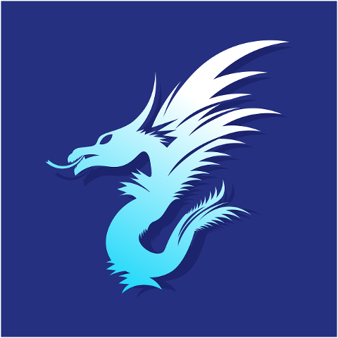dragon-lizard-animal-wings-logo-7411342