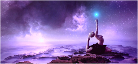fantasy-woman-universe-meditation-6155620
