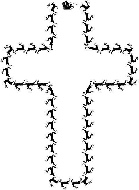 cross-reindeer-christmas-silhouette-8455134