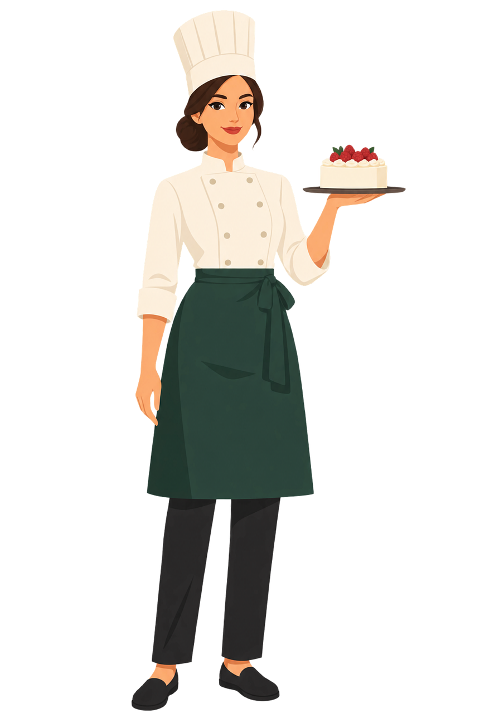 female-pastry-chef-raspberry-cake-10467124