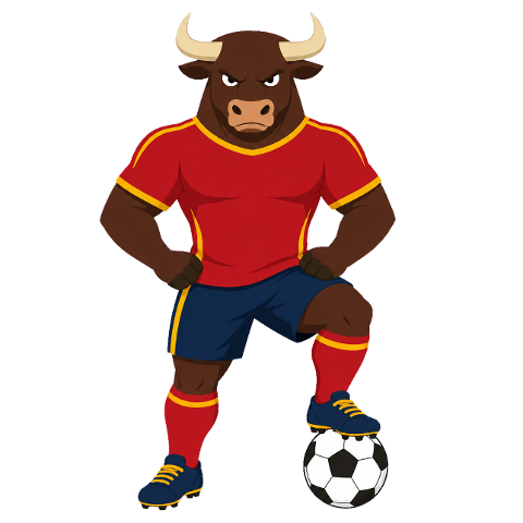 bull-soccer-mascot-red-uniform-10316317