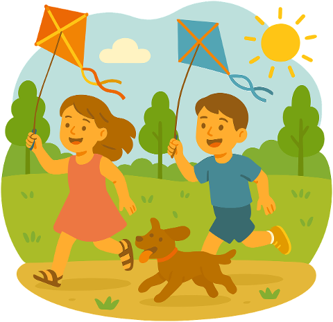 ai-generated-summer-the-park-kids-9603378