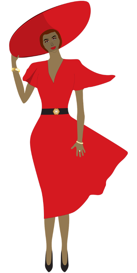 women-hat-model-red-dress-fashion-7239136