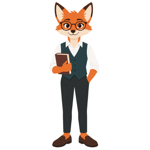 fox-professor-teacher-glasses-book-10468952
