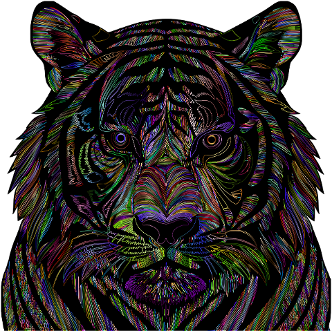 psychedelic-tiger-animal-feline-8707319