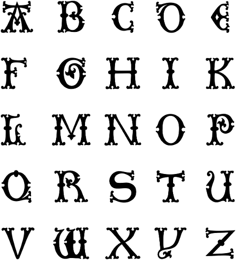 alphabet-font-line-art-english-5975290