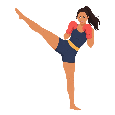 female-kickboxer-kickboxing-10465386