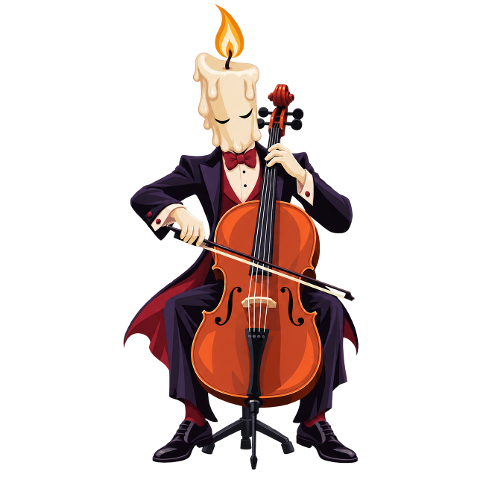 playing-candle-cellist-10488506
