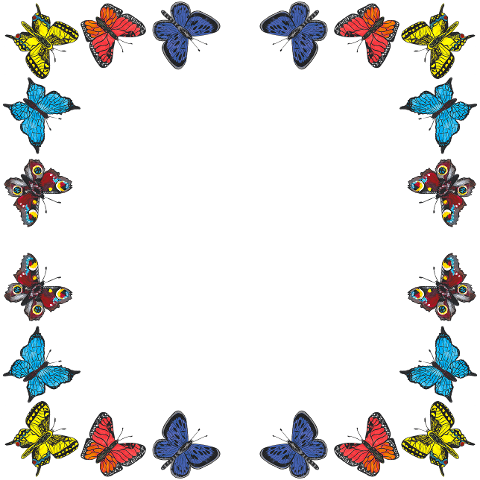 butterflies-butterfly-border-fringe-8483738