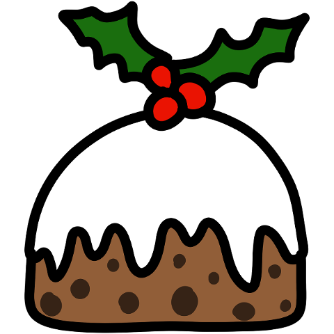 christmas-pudding-xmas-holly-4604383