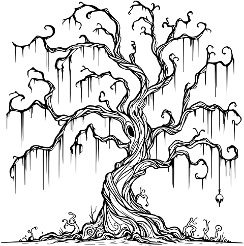 cute-tree-willow-halloween-9069191