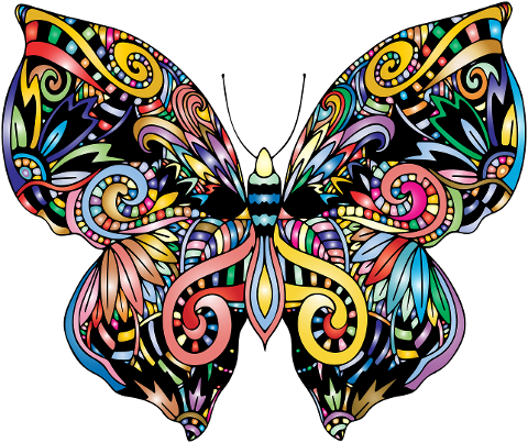 butterfly-zentangle-mandala-insect-6810597
