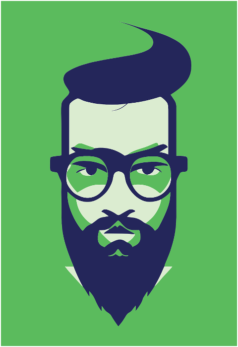 man-beard-portrait-digital-art-7465565